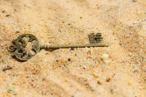 Ancient keys. Stock Photos