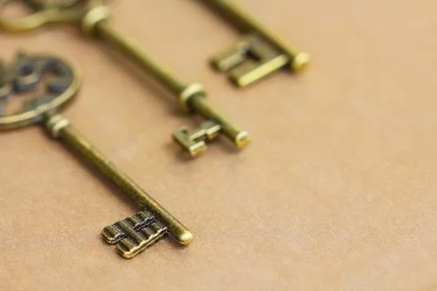 Ancient keys. Stock Photos