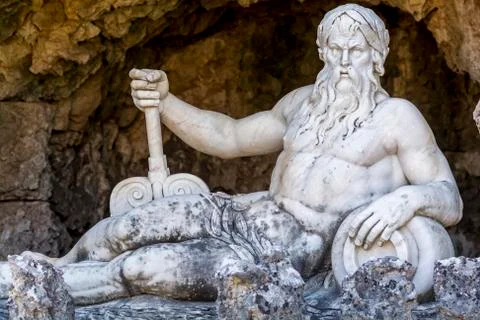 Ancient King poses to Queen Stock Photos
