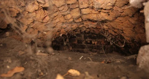 Ancient kitchens - Ancient methods of cooking on stoves. Traditional kitchens in Stock Footage 128257334