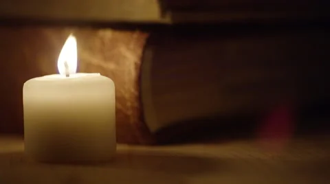 Ancient Knowledge and the Occult - Books, Candles and Forbidden Games 스톡 동영상 57656589