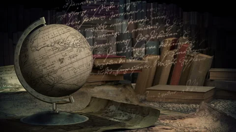 Ancient Knowledge background loop Video stock 48706932