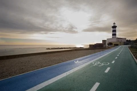 The ancient lighthouse Stock Photos
