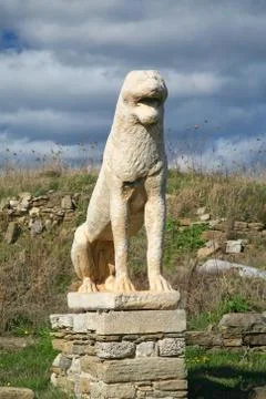 Ancient lion Stock Photos