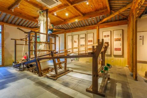 Ancient loom Foto stock