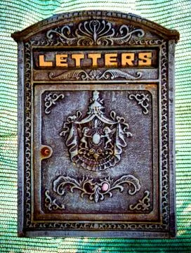 Ancient mail box Stock Photos