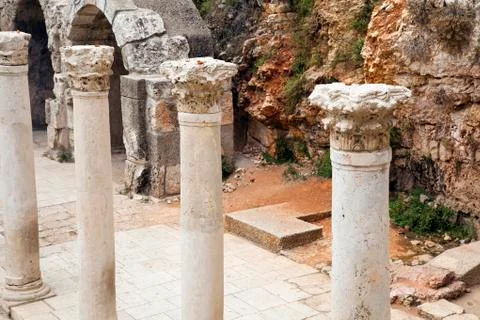 Ancient main road in jerusalem Stock Photos