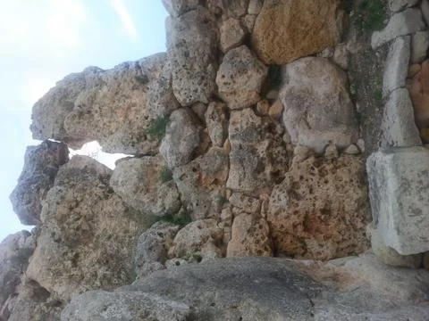 Ancient Maltese Temple Stock Photos
