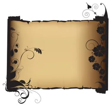 Ancient manuscript Stock Illustration