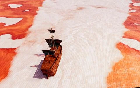 Ancient map texture Searching for treasure. old map lines Pirate maritime v.. Stock Illustration