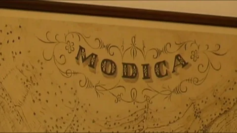 Ancient maps of Sicily 스톡 동영상 109222407