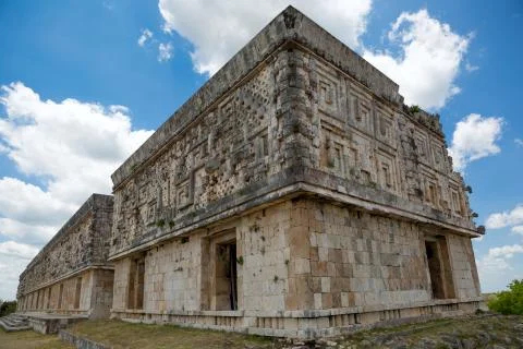 Ancient mayan palace Stock Photos