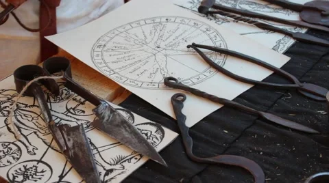 The ancient medical tools Vídeo Stock 67829826