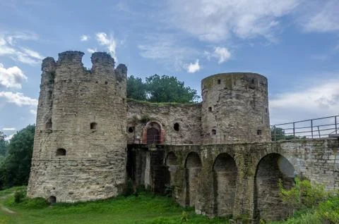 Ancient medieval castle Stock Photos