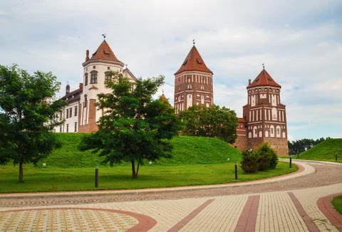 Ancient medieval castle Stock Photos