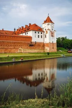 Ancient medieval castle Stock Photos