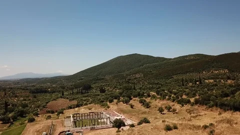 Ancient Messini - wide Stock Footage 113426503
