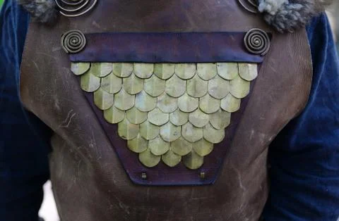 Ancient metal armor Stock Photos