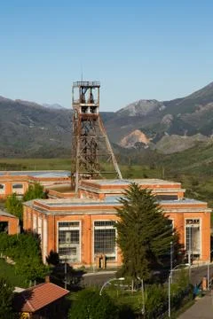 Ancient mine facilities 스톡 사진