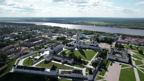 Ancient monastery Stock Footage 217593412