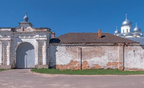 Ancient Monastery Gateway Stock Photos