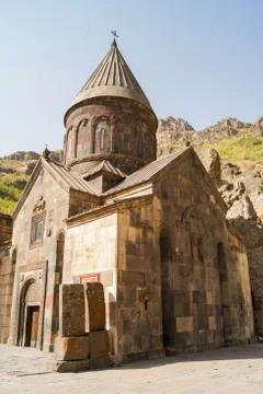 Ancient monastery Geghard. Stock Photos