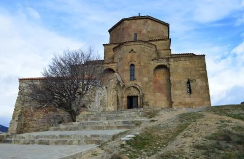 The ancient monastery in Georgia Stock Photos