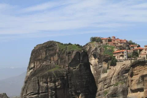Ancient monastery in meteora, Greece Stock Photos