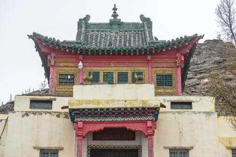 Ancient mongolian monastery Stock Photos