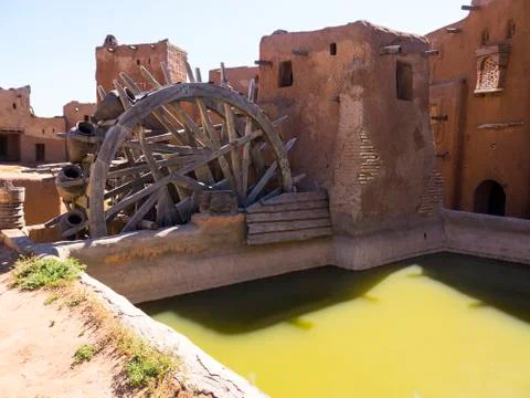 Ancient Mongolian settlements Stock Photos