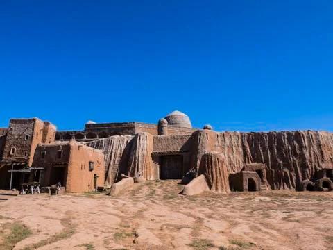 Ancient Mongolian settlements 库存照片