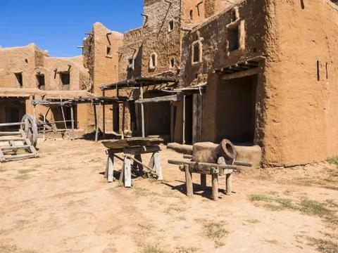 Ancient Mongolian settlements 库存照片