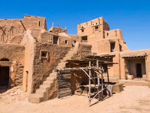 Ancient Mongolian settlements 库存照片