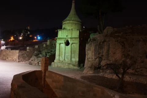 Ancient monument in jerusalem Foto stock