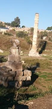An ancient monument in Turkey Stock Photos