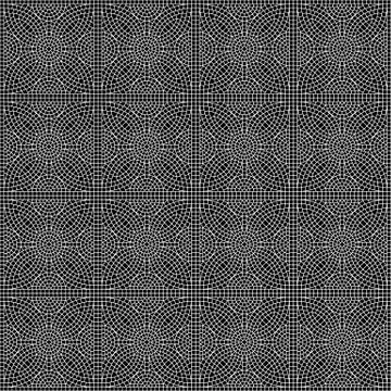 Ancient mosaic ceramic tile pattern. Ilustración de archivo
