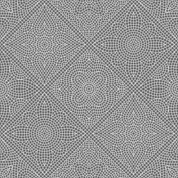 Ancient mosaic ceramic tile pattern. Stock Illustration