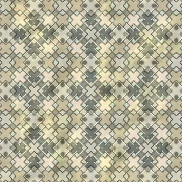 Ancient mosaic floor Stock Illustration