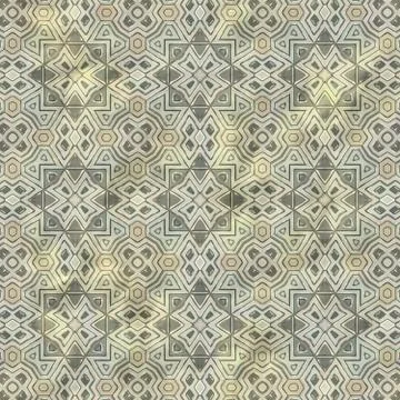 Ancient mosaic floor Stock Illustration