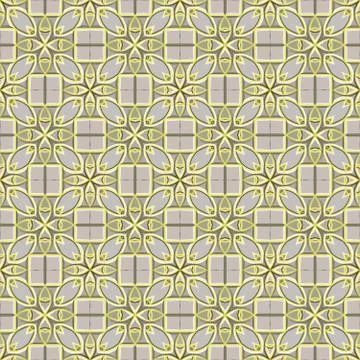 Ancient mosaic floor Stock Illustration