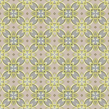 Ancient mosaic floor Stock Illustration