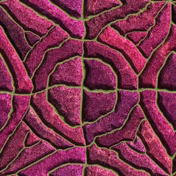 Ancient mosaic Stock Illustration