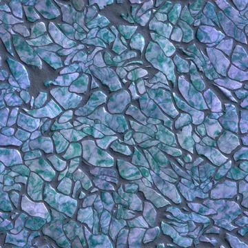 Ancient mosaic Stock Illustration