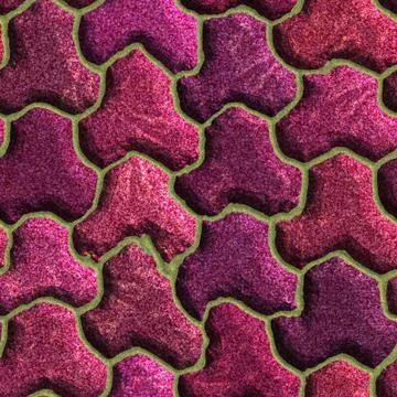 Ancient mosaic Stock Illustration