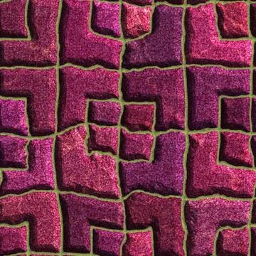 Ancient mosaic Stock Illustration