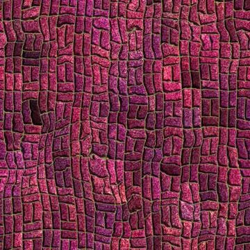 Ancient mosaic Stock Illustration