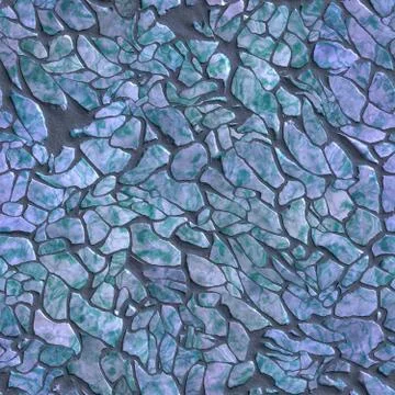 Ancient mosaic Stock Illustration