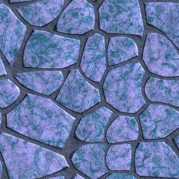 Ancient mosaic Stock Illustration