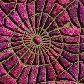 Ancient mosaic Stock Illustration