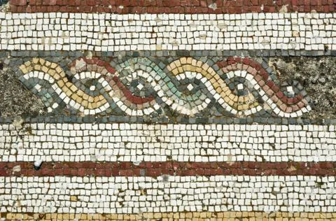 Ancient mosaic Stock Photos